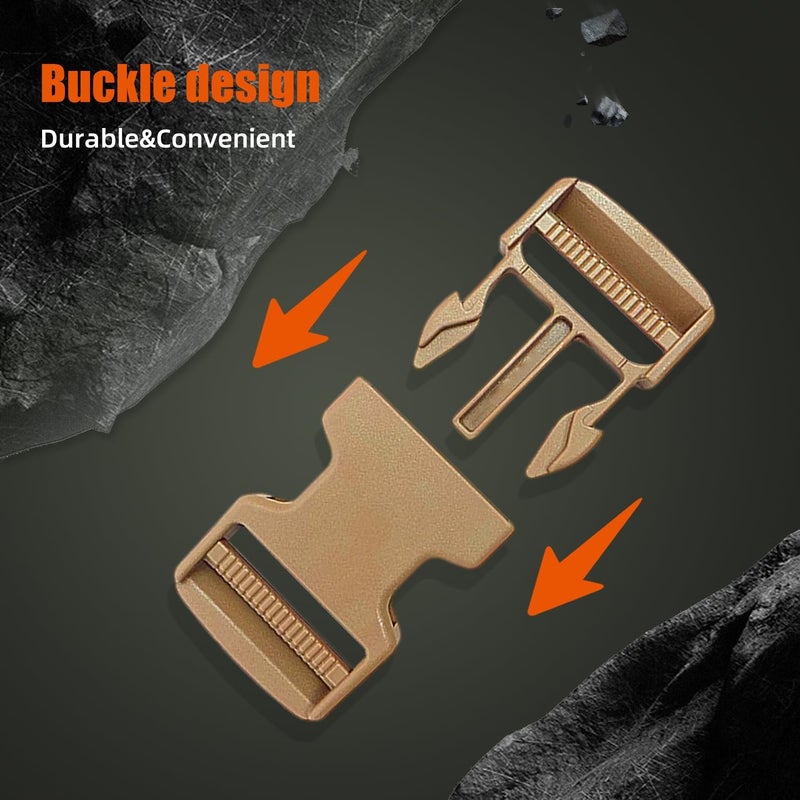 AOFAR Binocular Harness Chest Pack with Adjustable Strap, Lightweight and Large Capacity, Bino Case for Hunting, Hiking, Shooting, Beige - Image 4